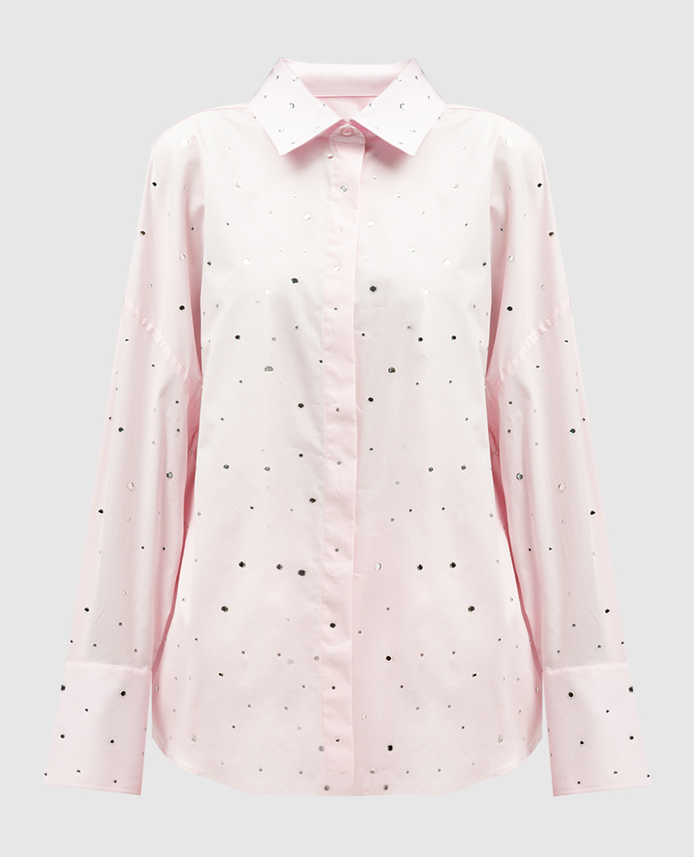 Pink blouse with crystals Giuseppe Di Morabito Milano