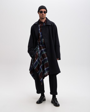 Jan Jan Van Essche Burgundy checked shirt SHIRT101