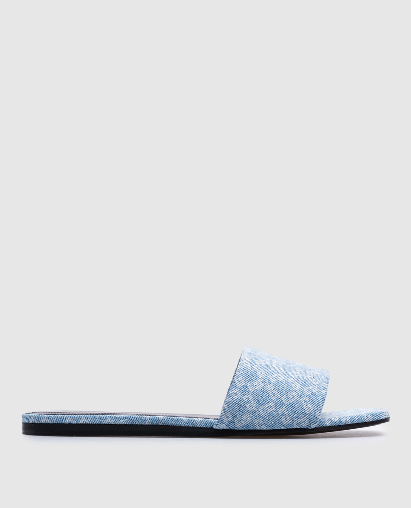Blue flip-flops with monogram logo Givenchy
