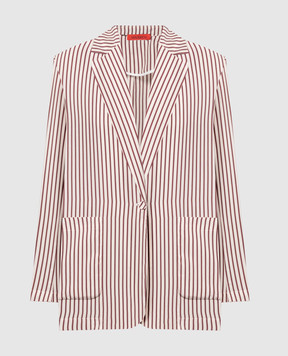 Max & Co MOIRA pink striped silk jacket MOIRA