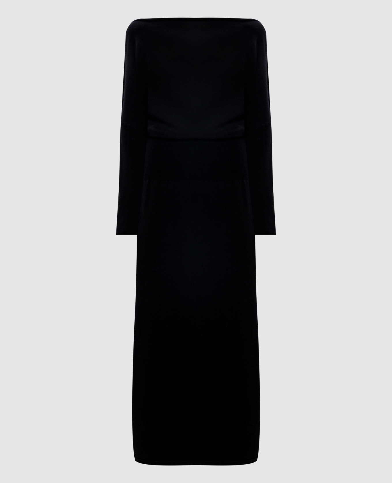 

JANESE black dress with wool Simkhai