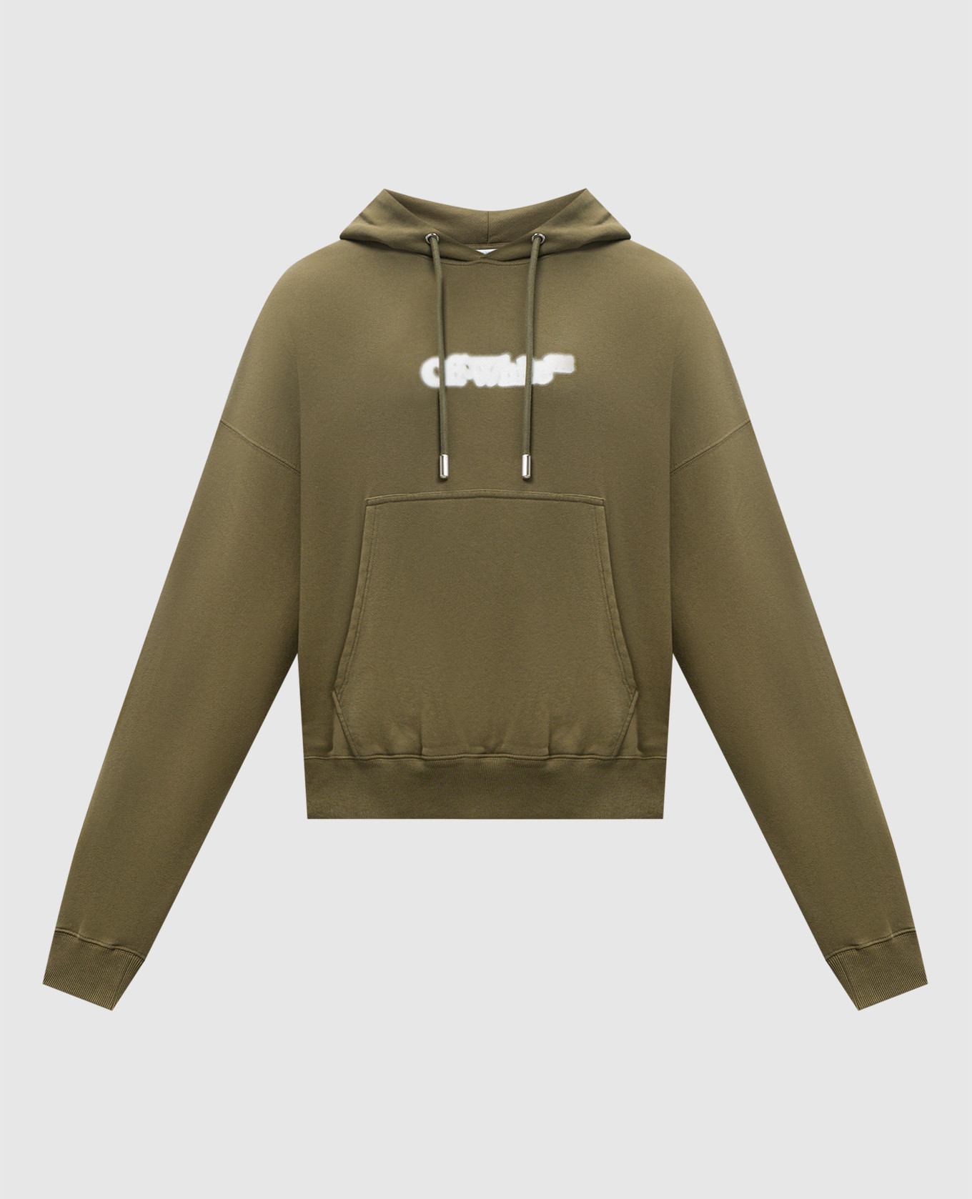 

Green hoodie with logo print Off-White