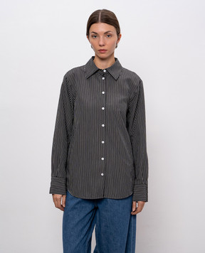 PROENZA SCHOULER Lynsey black striped shirt R2544008SY013