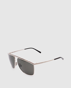 Saint Laurent Victoire silver sunglasses 832552Y9969