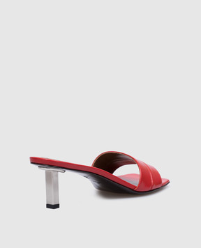 Giuseppe Zanotti Obelos red leather mules E500019