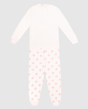RiminiVeste Gary baby pink pajamas with Sweet print U30009