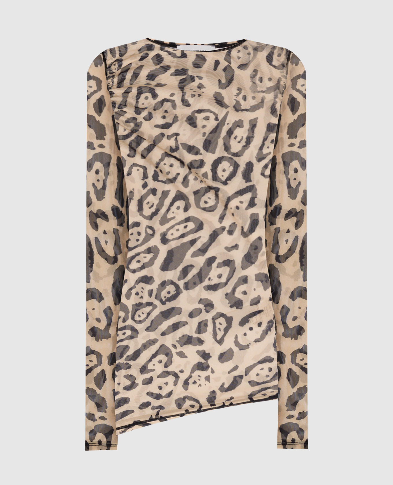 

BIS beige animal print mesh top Max Mara Sportmax