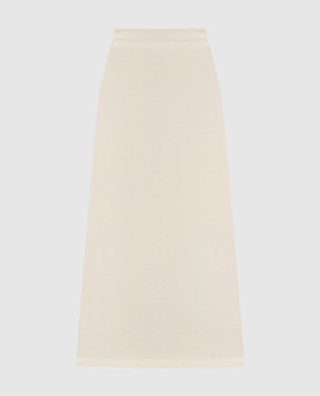 Intoca White wool skirt 252SAXSKL1003