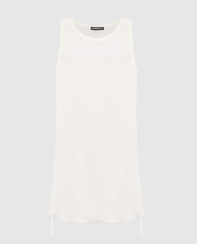 Ann Demeulemeester Mara white top with wool B0011982FA619