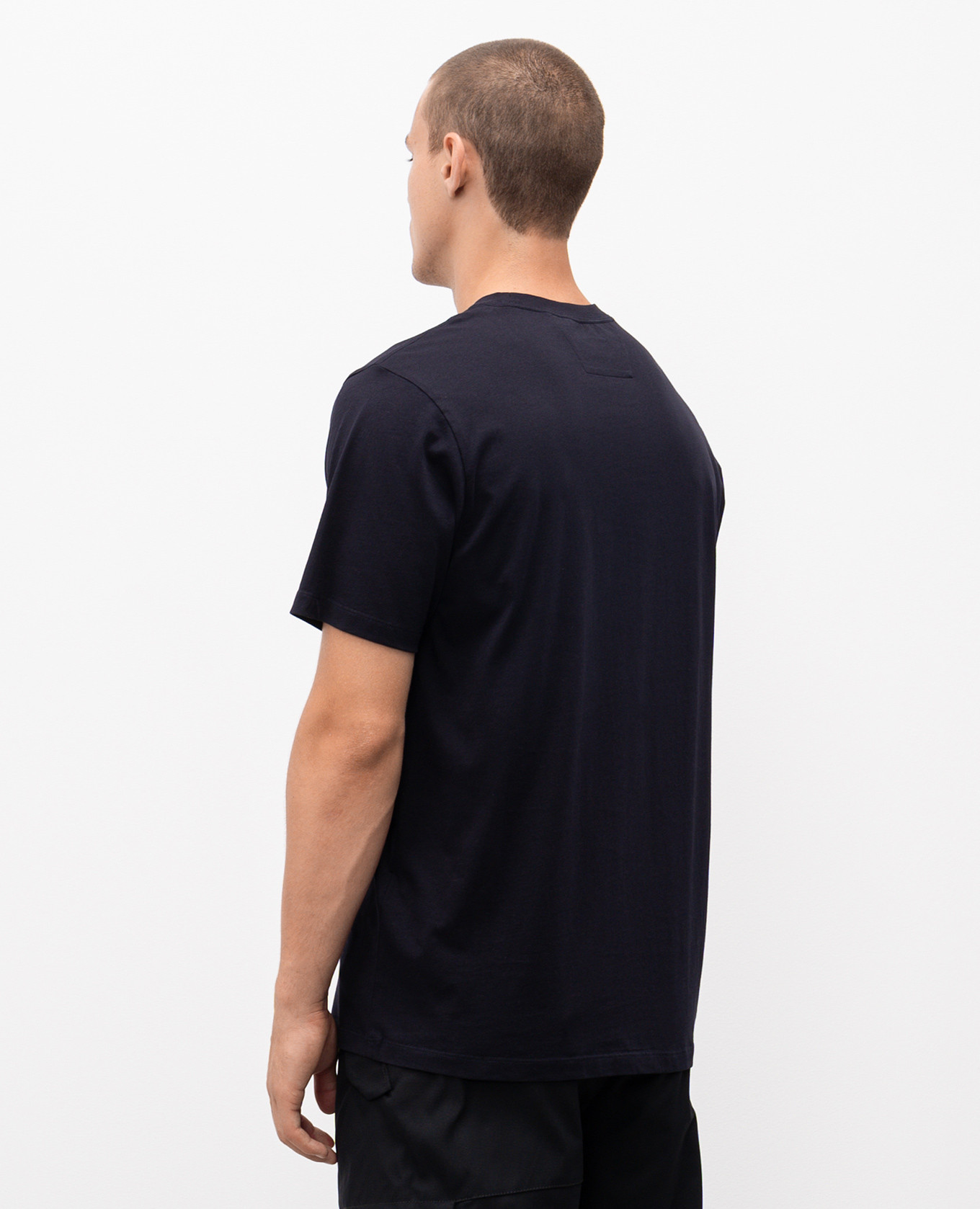 

Blue t-shirt with logo print C.P. Company