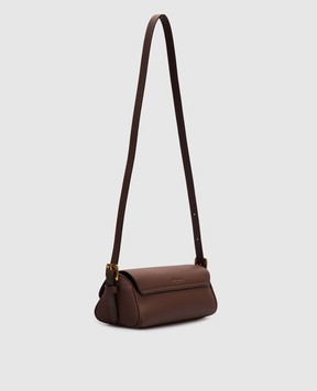 J&M DAVIDSON Bonny brown leather baguette bag LBNB0XXNGXX