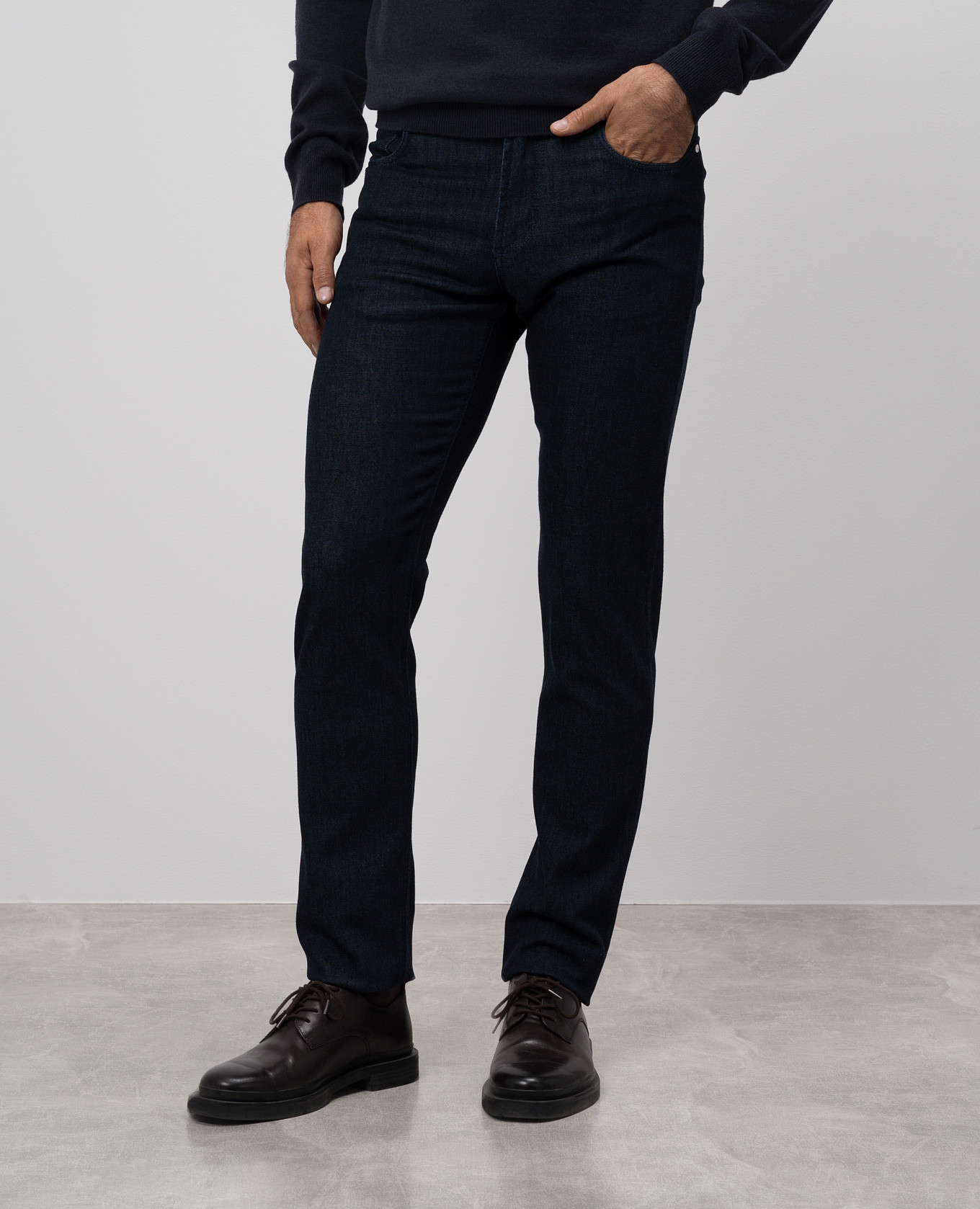 

Blue jeans with logo engraving Cashmere&Whiskey