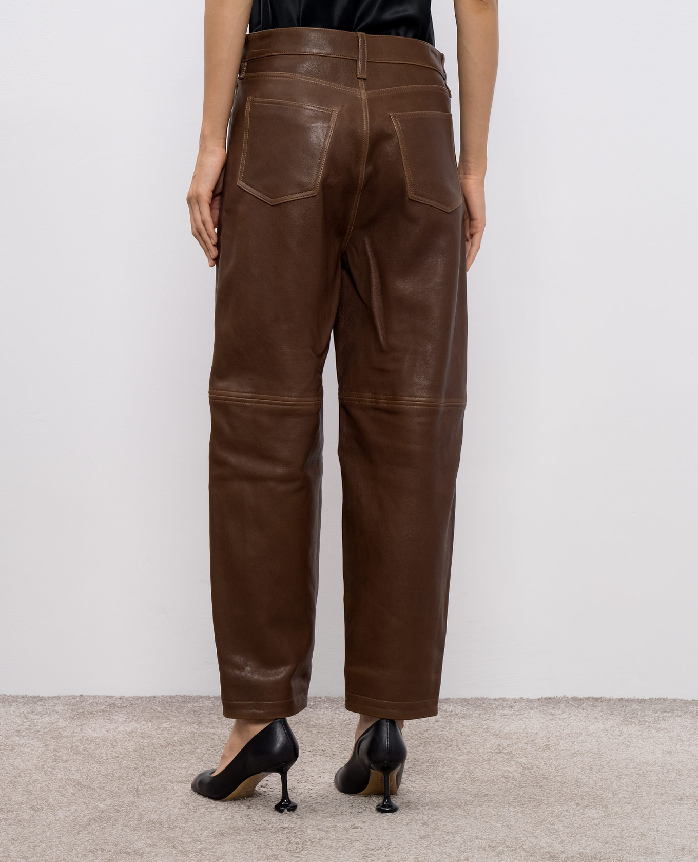 

Waldon brown leather pants Simkhai