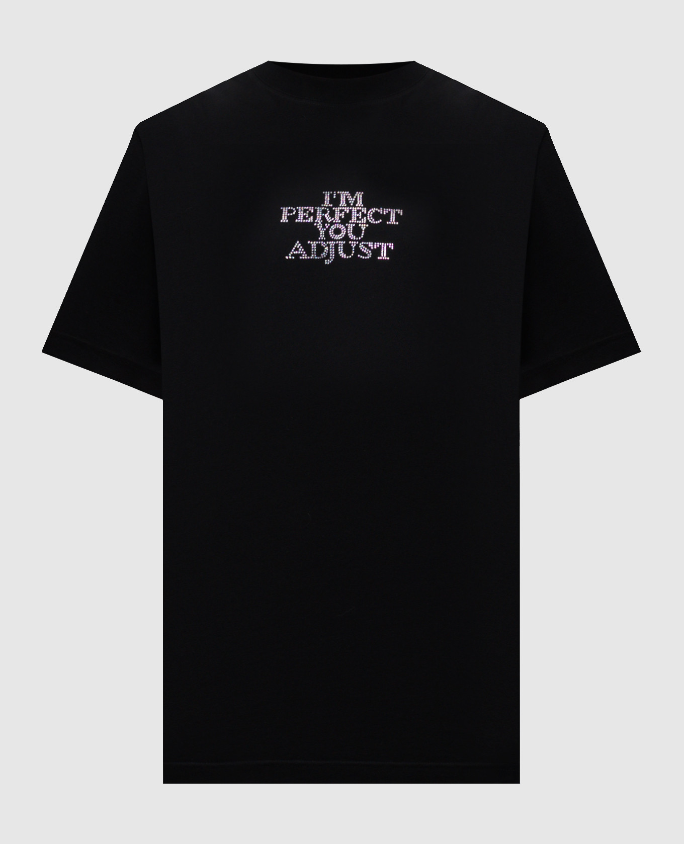 

Black t-shirt with crystals Vetements