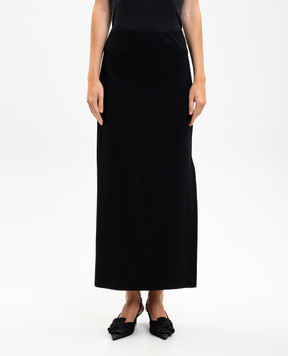 Khaite Lilth black maxi skirt 41514201