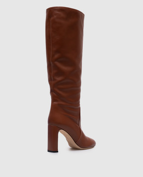Stuart Weitzman Brown leather boots BABETTE SL545