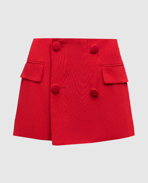Balmain Red skirt-shorts EF0PA430VB00