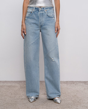 CITIZENS OF HUMANITY Ayla blue jeans with logo patch 21903011