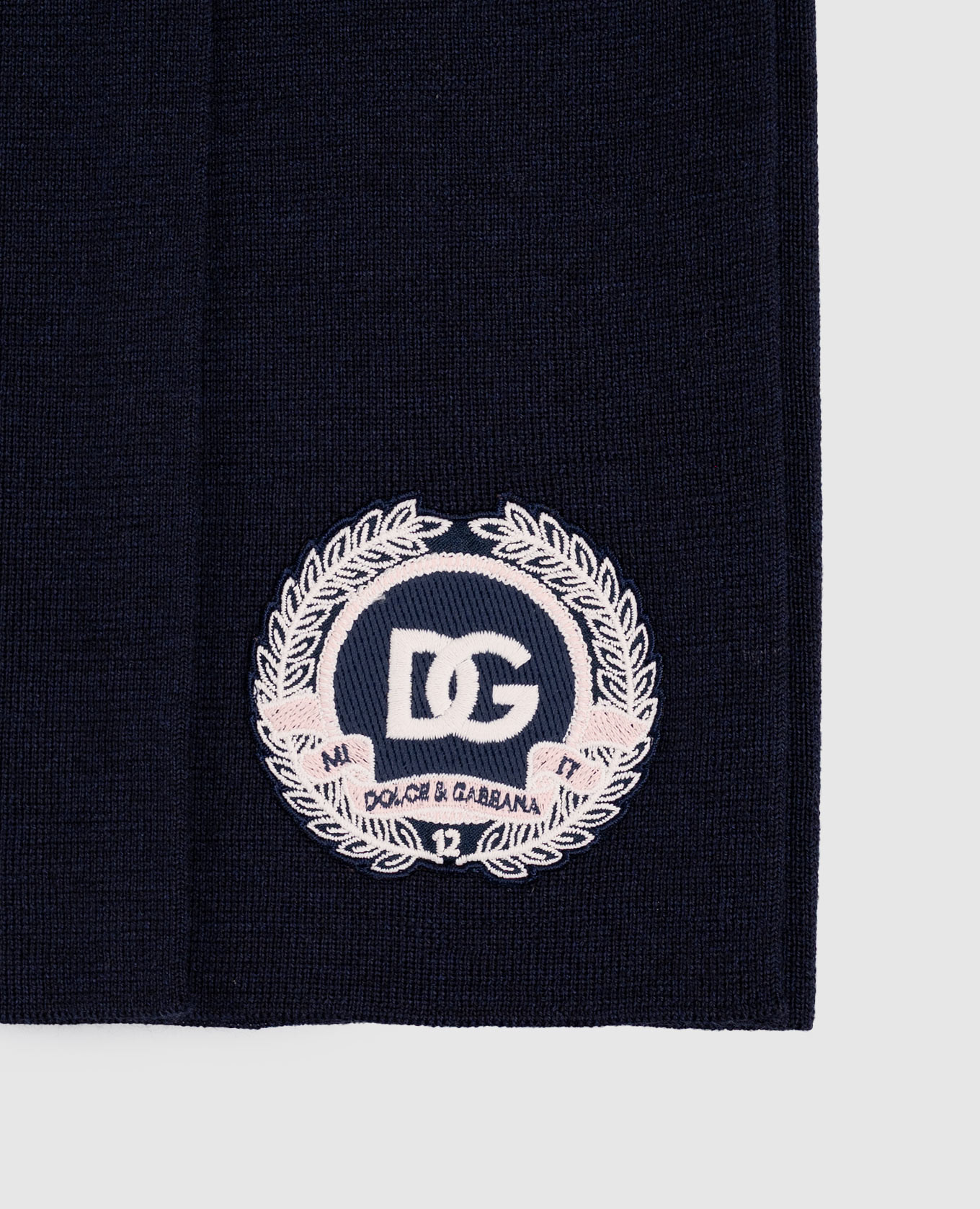 Children's blue wool skirt with logo Dolce&Gabbana 3