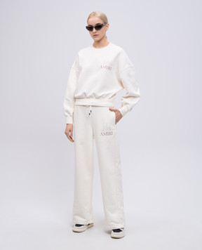 AMIRI Beige sweatshirt with logo print AWJYCW1021