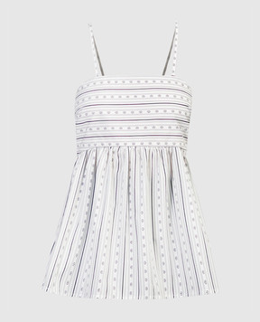 Twinset White top in a branded pattern 241TF2023
