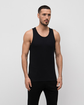 CDLP Set of black ribbed t-shirts MTO019022203