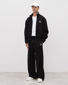 AMIRI Black sports jacket with logo AMOUTJ1011