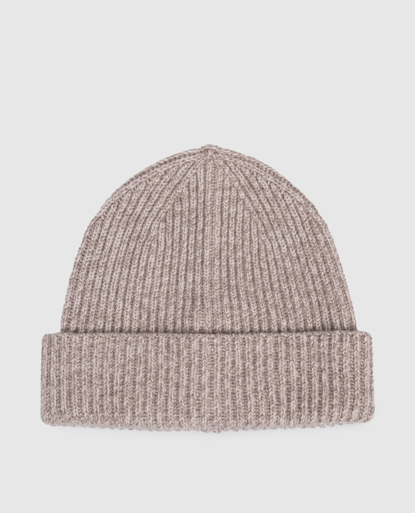 Beige cashmere hat Agnona