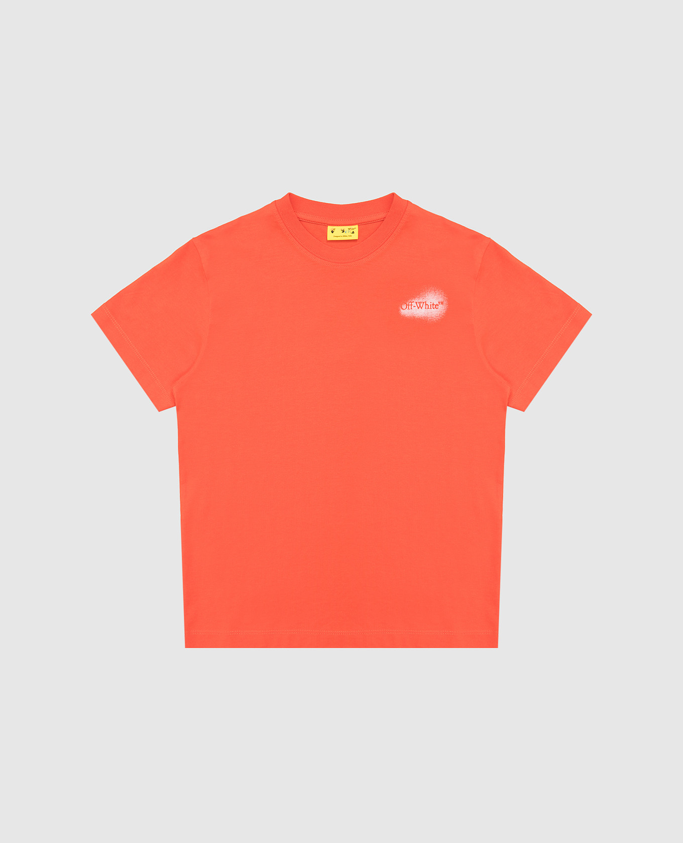 

Children's orange Spray Arrow T-shirt Off-White