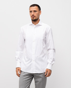 Brunello Cucinelli Sea Island white shirt MR620S1887