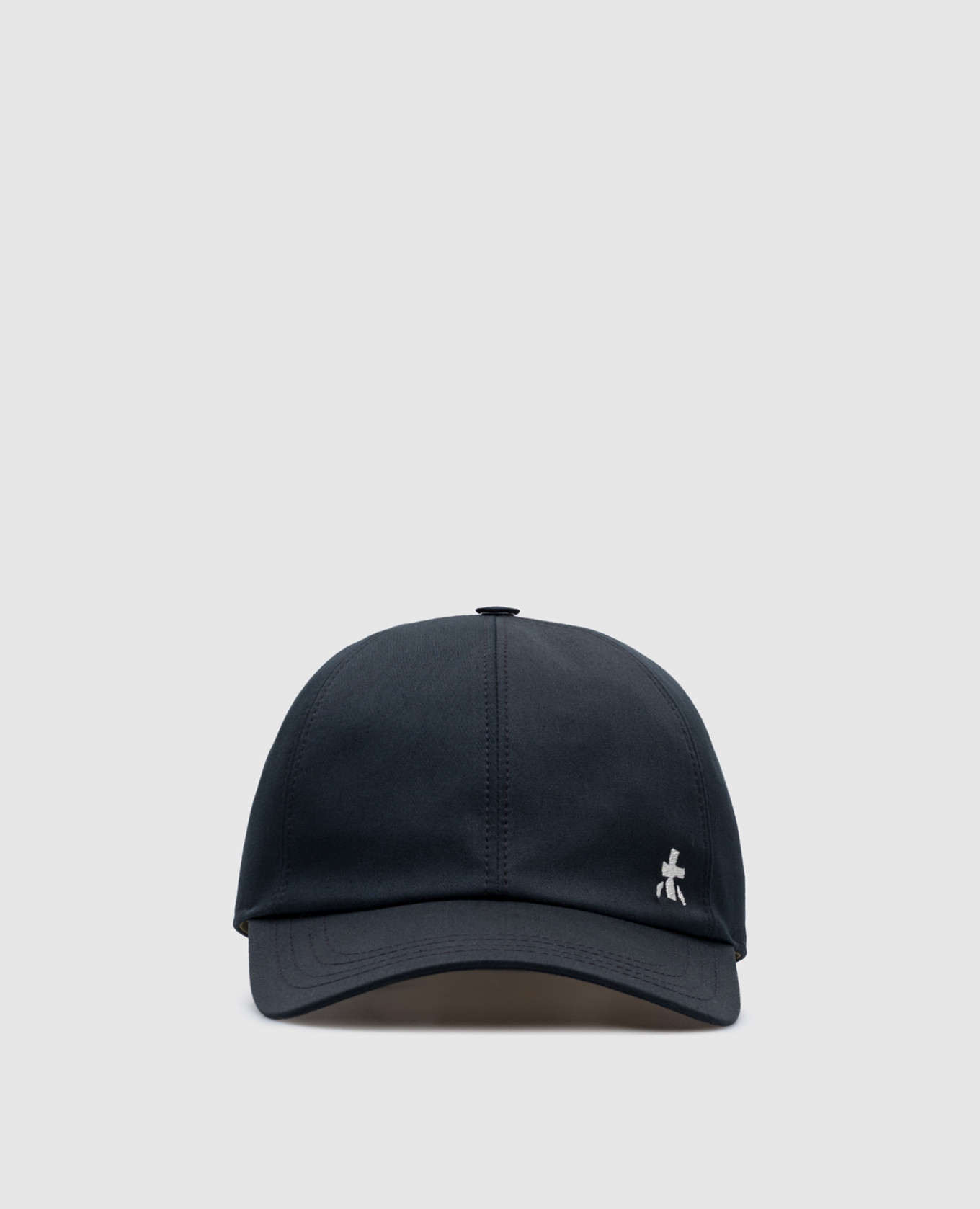 

Blue cap with embroidered emblem Premiata