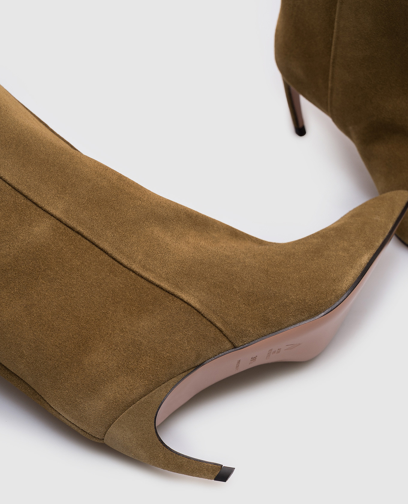 

Lea khaki suede boots The Attico