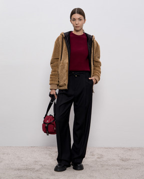 Moncler Black wool pants K20932A00018598XP