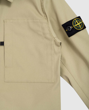 Stone Island Children's green jacket with a logo 8116104141012