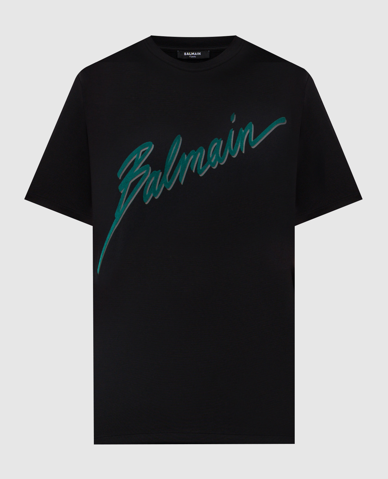 

Black t-shirt with Balmain Lettre print Balmain