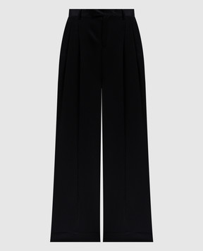 Jacob Lee Black pants made of wool WWP050AW24GB