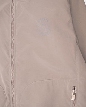 Brunello Cucinelli Children's khaki jacket with print BD479O963C