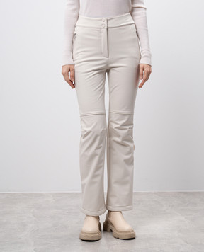 Yves Salomon SKI White ski pants 25WKP017XXS25W