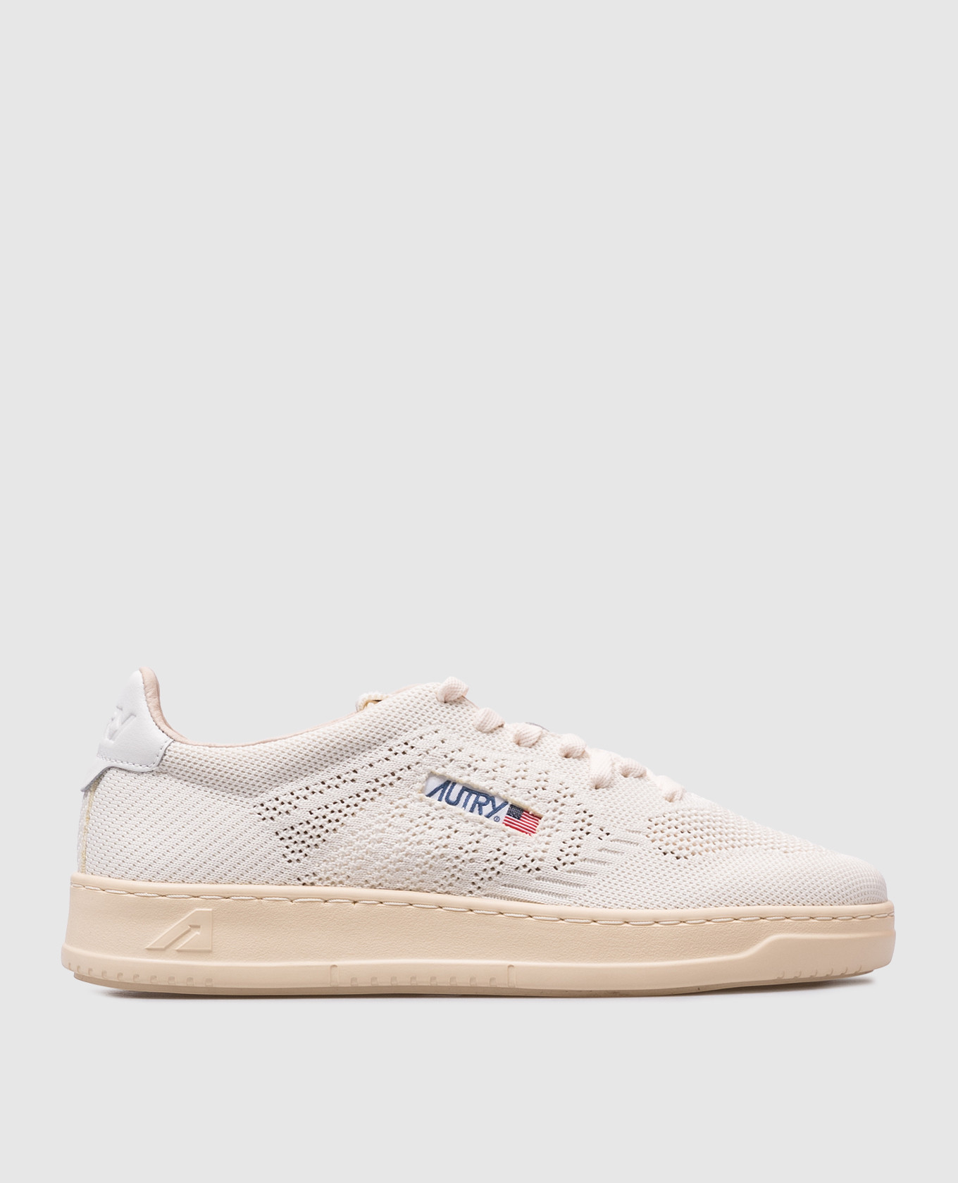 

Beige Easeknit sneakers with logo AUTRY