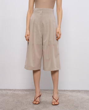 Philosophy di Lorenzo Serafini Beige Bermuda shorts A03172121