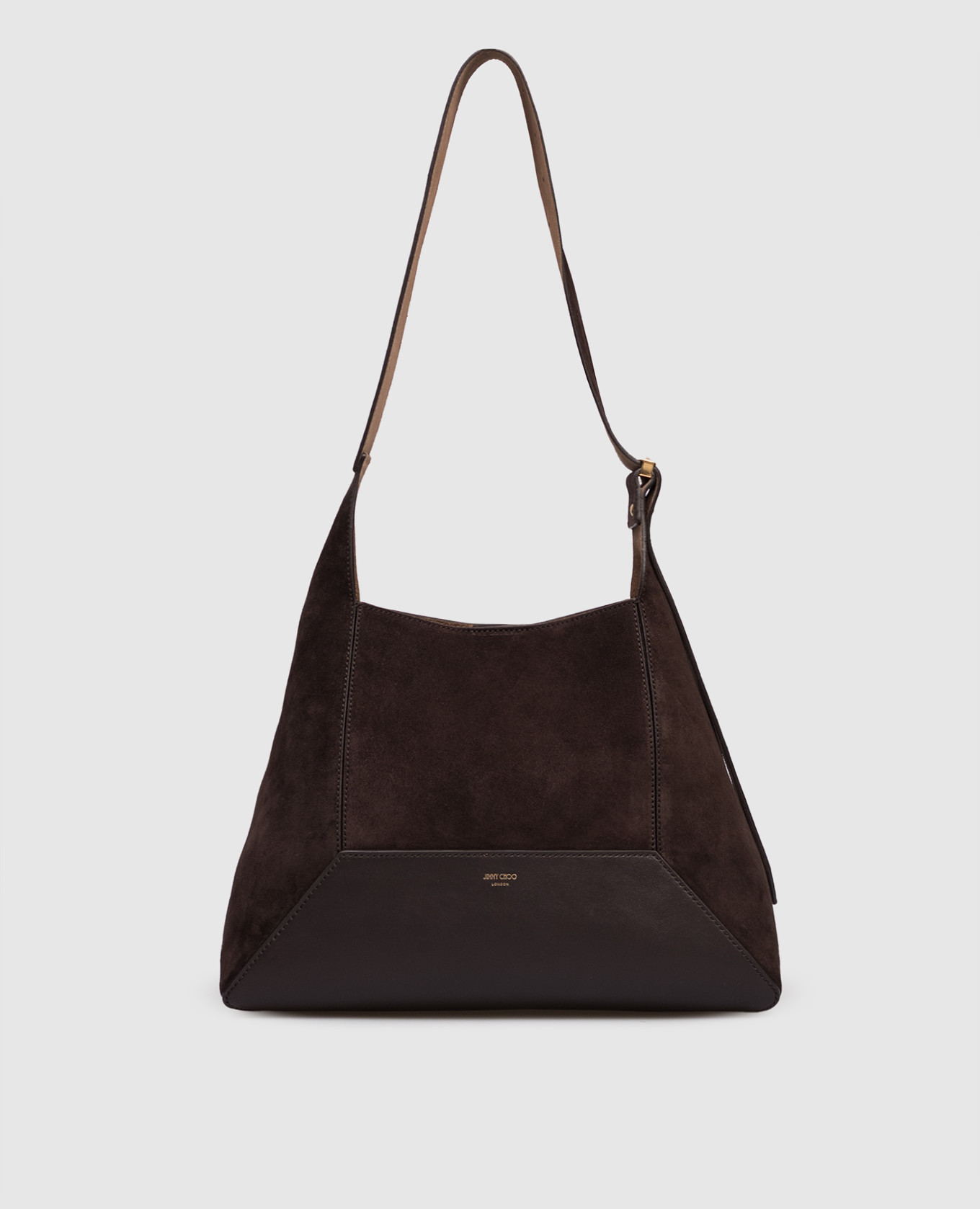 

Brown suede Diamond hobo bag Jimmy Choo
