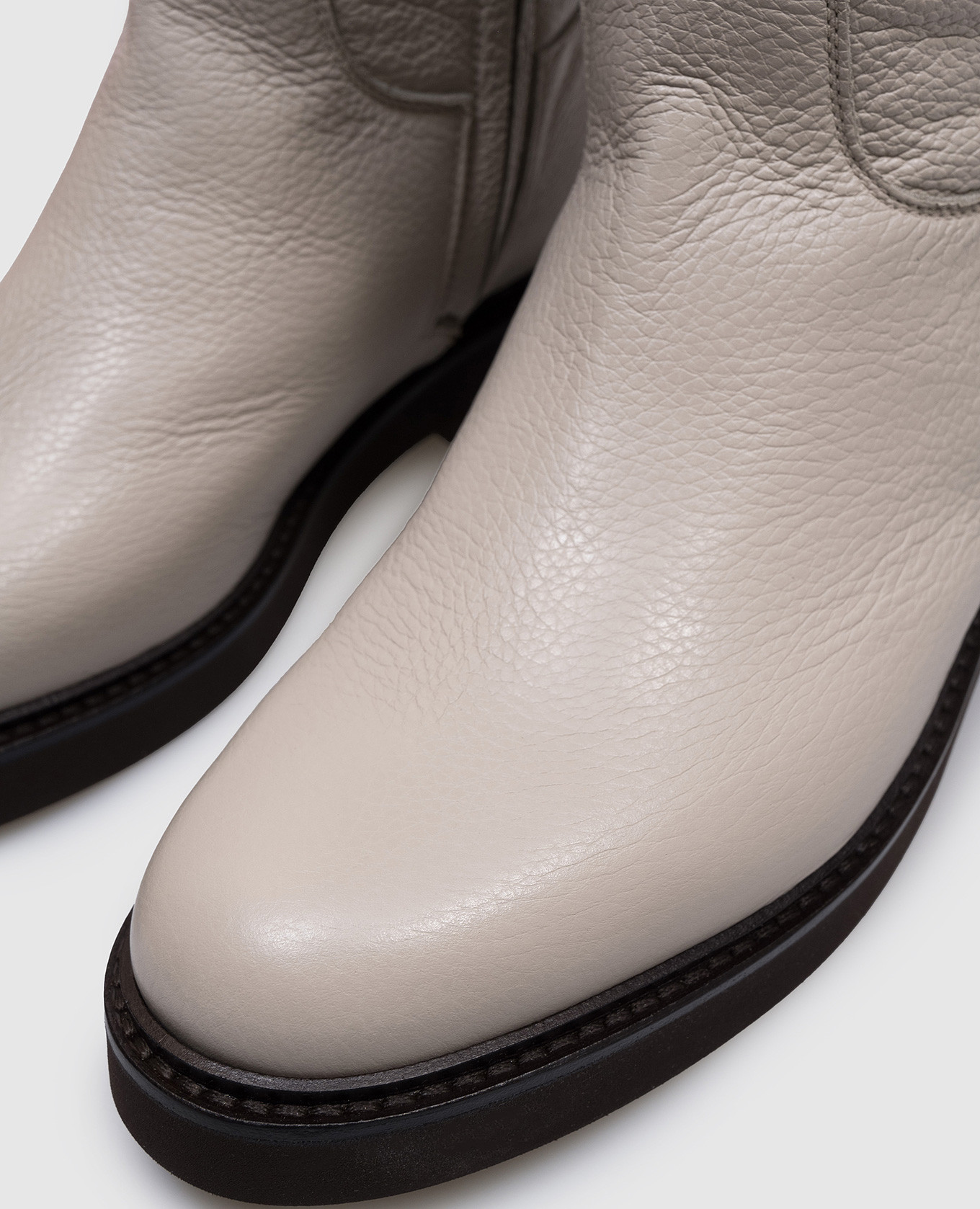 Beige leather boots Doucal's 5