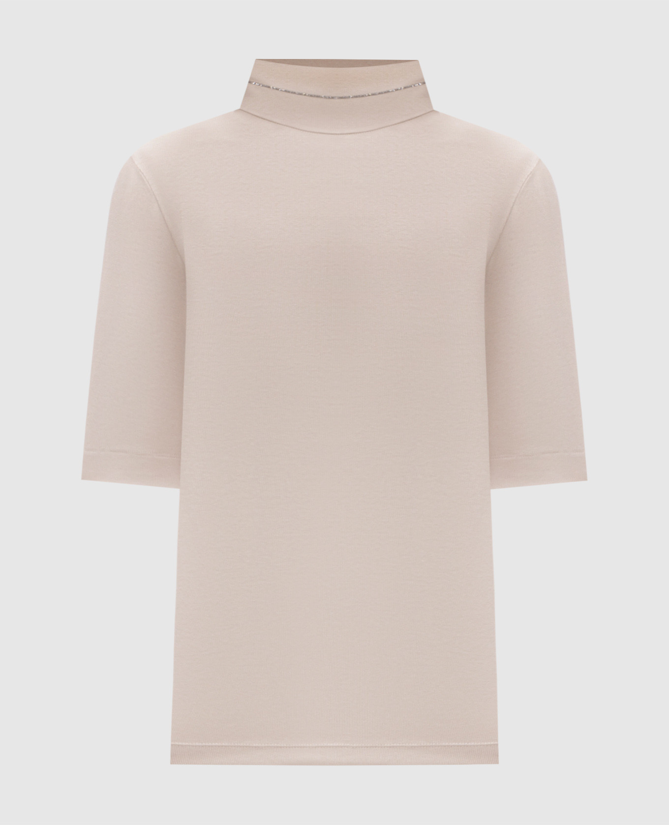 

Beige top with monil chain Brunello Cucinelli