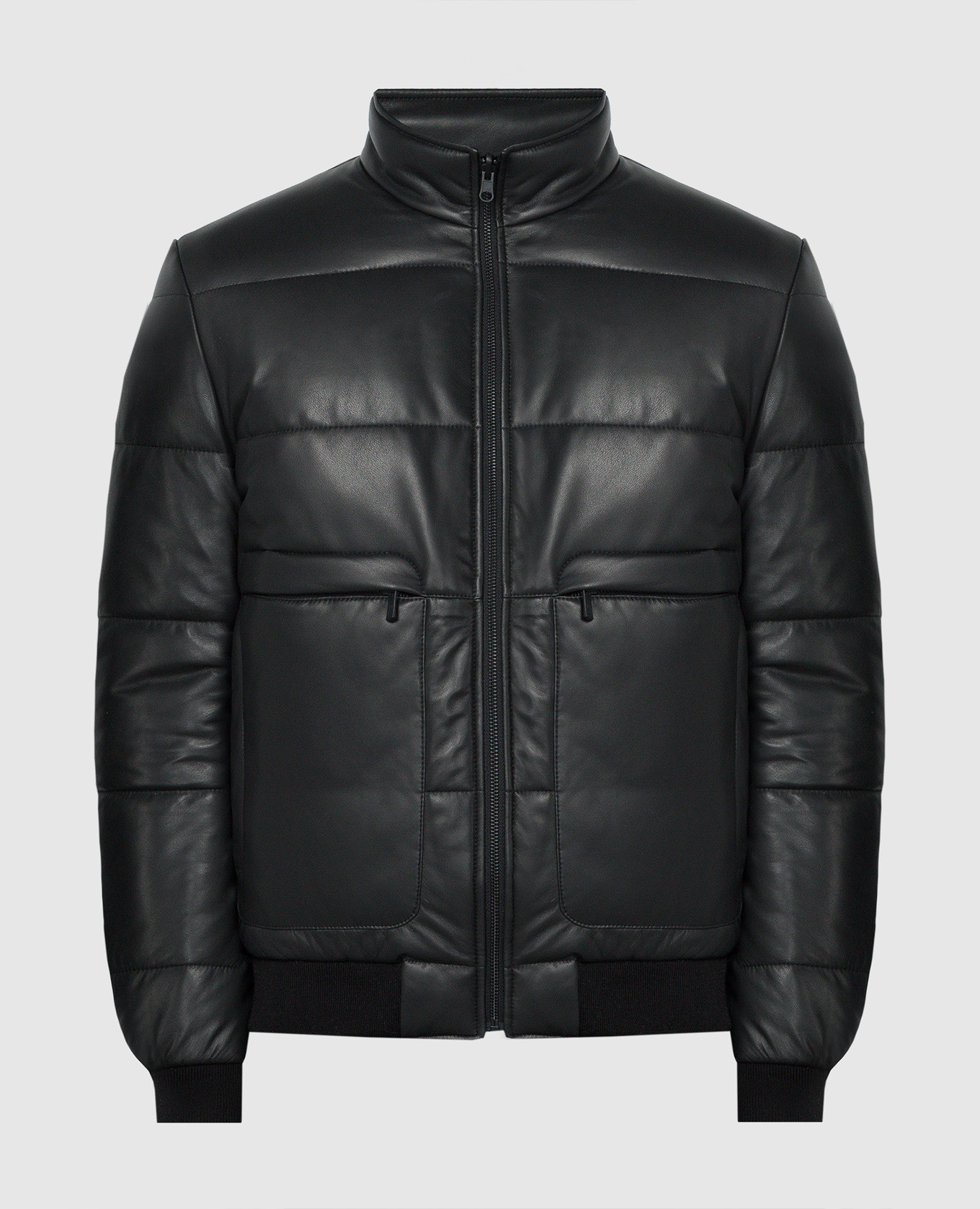 Reducere Cashmere&Whiskey Black double-sided leather jacket