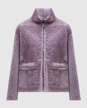 Simonetta Ravizza Purple two-sided sheepskin coat F04JA250H18