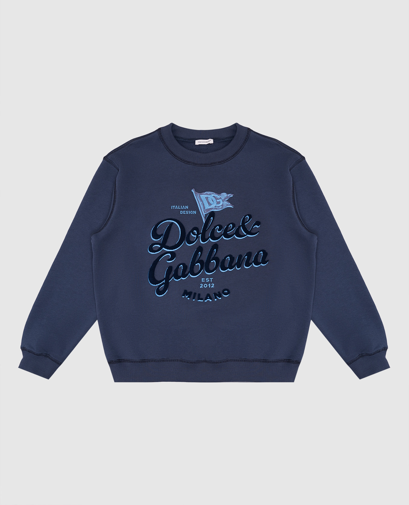

Children's blue sweatshirt with logo Dolce&Gabbana