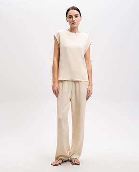 Asceno Aurelia beige pants B035F55C117