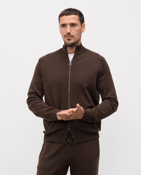 Stefano Ricci Brown cashmere sports jacket W505023R31W25302