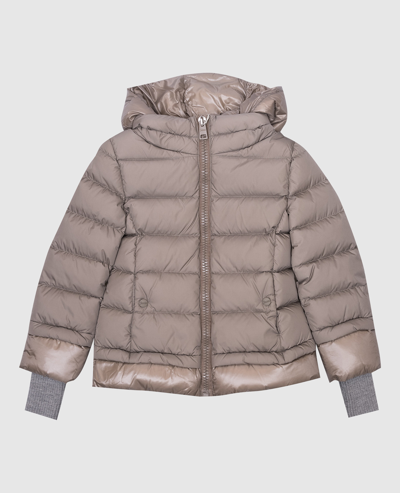 

Children's gray down jacket Herno, Серый