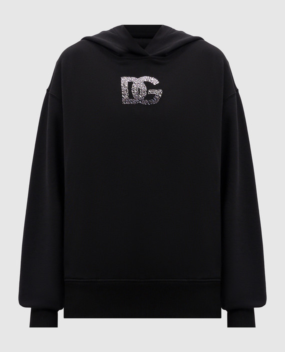 Black hoodie with DG logo